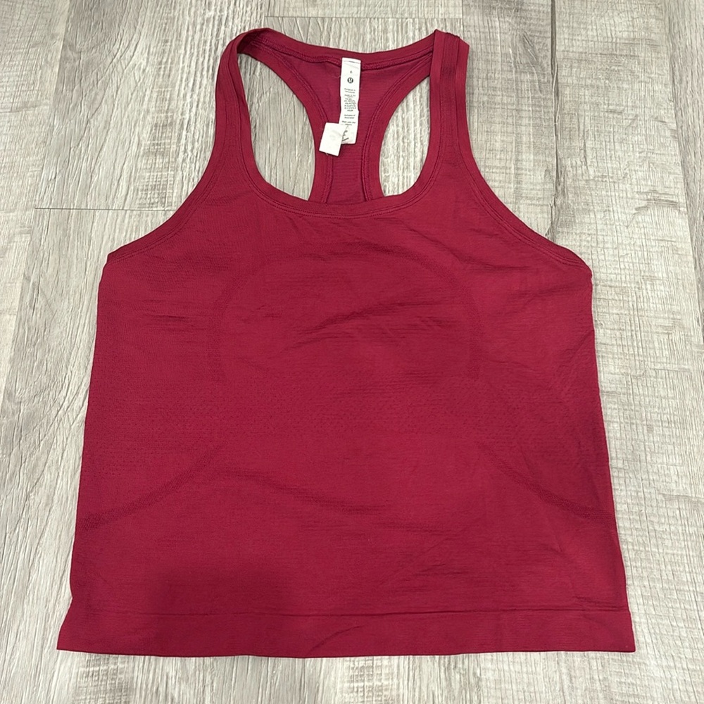 Lululemon Swiftly Tech Racerback Tank Top Race Length Size 6